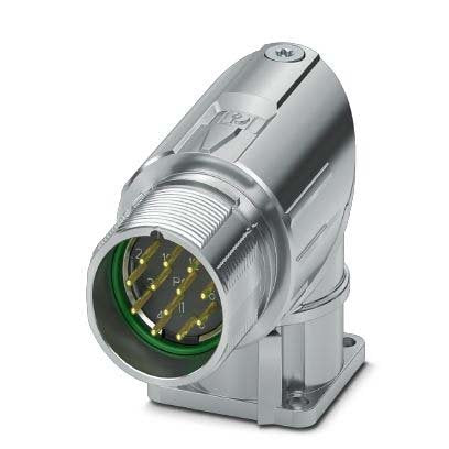 Phoenix Contact - Rundsteckverbinder, Einbau (ohne Leitung) Gerätesteckverbinder M23-12P2N8AA600S Vorderwand
