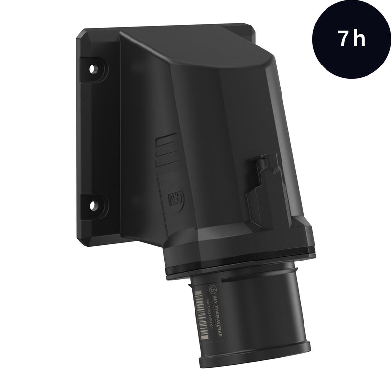 Walther Werke - CEE-Gerätestecker (IEC 60309) CEE NEO Anbaugerätestecker FW731407CC schräg 32A 4P 7h