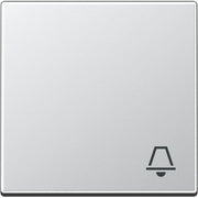 Jung - Abdeckung/Bedienelement für Installationsschalterprogramme Wippe Symbol KLINGEL alu A 590 K AL für Taster