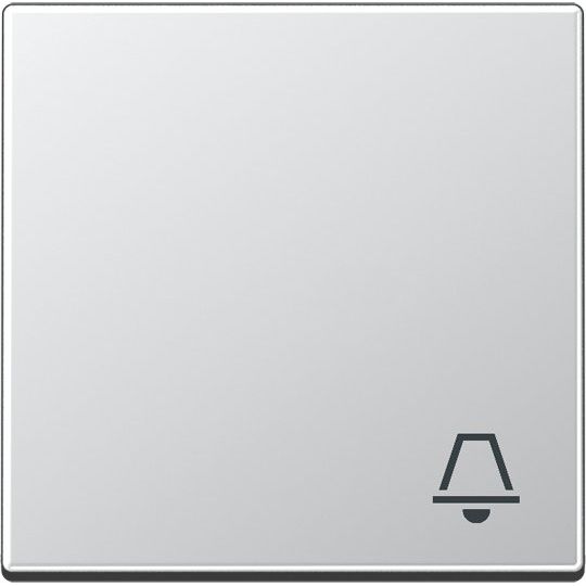 Jung - Abdeckung/Bedienelement für Installationsschalterprogramme Wippe Symbol KLINGEL alu A 590 K AL für Taster