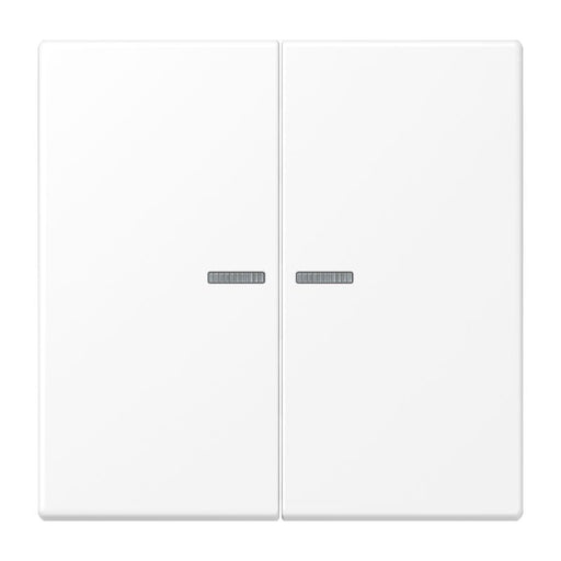 Jung - Bussystem-Tastsensor KNX RF Taster 2fach LS 10921 ST RF WWM Duroplast lackiert