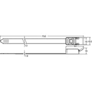 HellermannTyton - Kabelbinder Speedy Tie OEM-Pack 13x750,D210,PA − 25 Stück