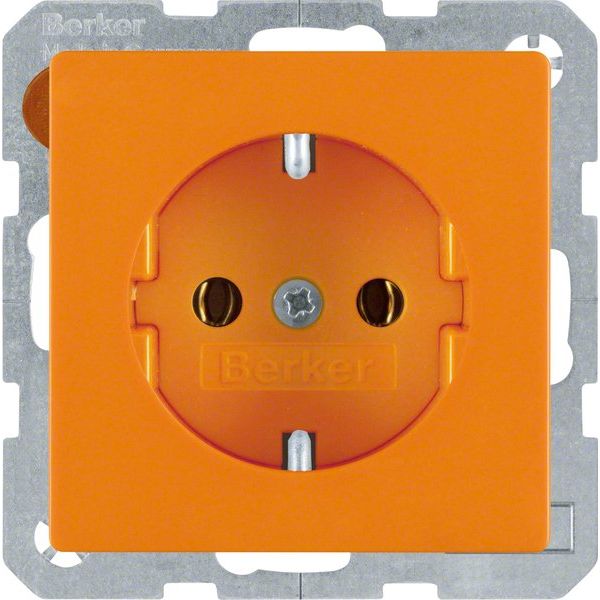 Berker - Steckdose SCHUKO-Steckdose 41436014 orange, samt