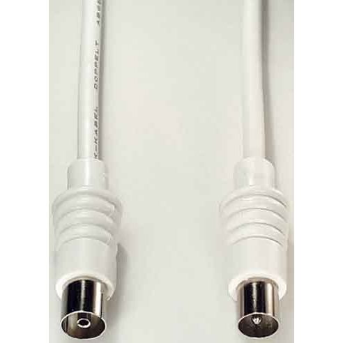 E+P Elektrik - Konfektioniertes Koaxkabel Antennenkabel HFA 1 ws 1,5m