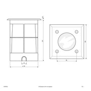 EVN Lichttechnik - Bodeneinbauleuchte LED-Bodeneinbauleuchte 67943653D IP67