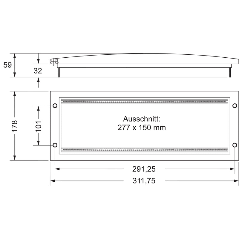 WAGO - Zubehör/Ersatzteile für Bussystem RTR4050S-Trägerrahmen 4 HE 2852-7516 50TE