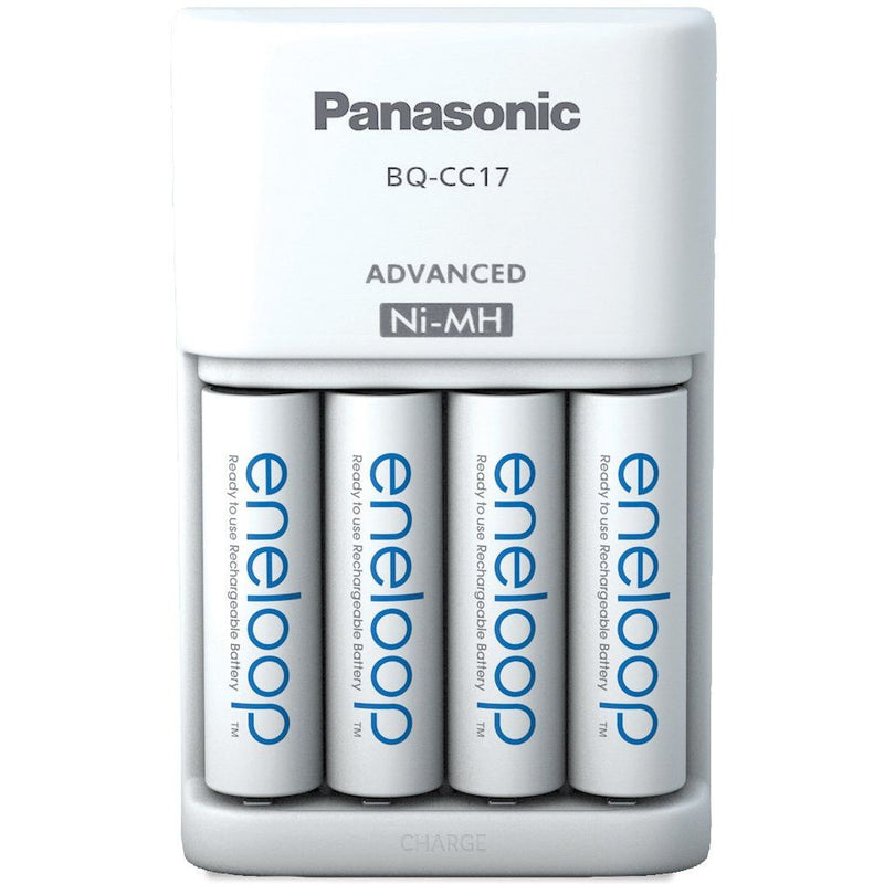 Hückmann - Universal-Ladegerät Ladegerät BQ-CC17 eneloop K-KJ17MCD40E inkl. 4xAA 2000mAh