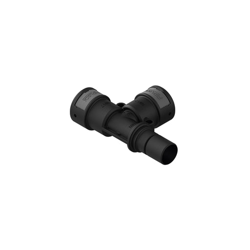 Fränkische - Verbinder für Wellschläuche T-Adapter ATPA-171717B-CA schwarz − 10 Stück