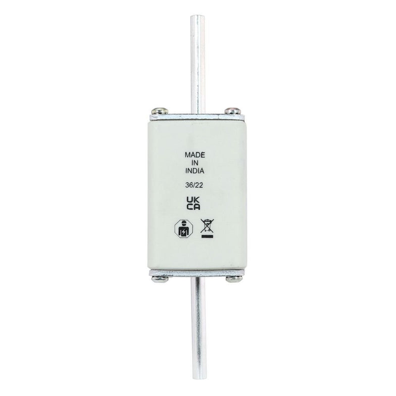 Eaton - Messersicherung Sicherungseinsatz Nieders. NH FUSE 22#224NHG02B 224A AC 500V 120kA − 3 Stück