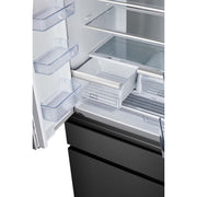 Hisense - Kühl-/Gefrierkombination Kühl/Gefrierkombi SbS RF 540 N4SBF2 Black Steel-Look