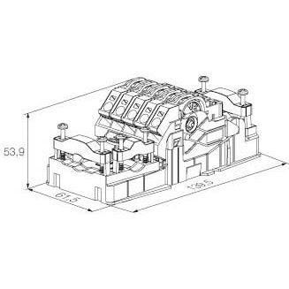 Weidmüller - Zubehör/Ersatzteile für Niederspannungs-Schalttechnik PowerBox PT6 500V/41A