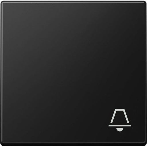 Jung - Abdeckung/Bedienelement für Installationsschalterprogramme Wippe 1-fach A 590 K SWM graphitschwarz matt