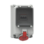 Bals Elektrotech - CEE-Steckdose abschaltbar, abgesichert (IEC 60309) Wandsteckdose abgesichert 15139 32A 5p 400V 6h IP44
