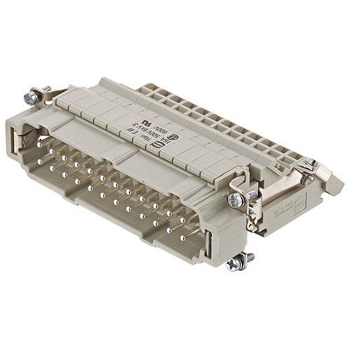 Harting - Kontakteinsatz für Rechtecksteckverbinder Stifteinsatz 09330244636 Han E AV, 24-pol.+PE