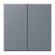Jung - Abdeckung/Bedienelement für Installationsschalterprogramme Wippe mit Lichtleiter LC 102 KO5 251 gris 59