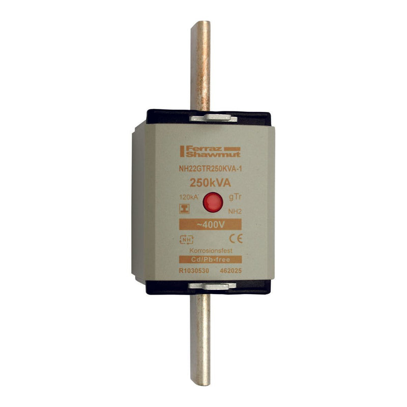 Mersen - Messersicherung Sicherungseinsatz NH gTr NH2GTR50KVA-1 Gr.2 50kVA SGL KM − 3 Stück