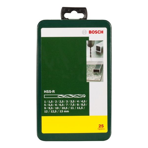 Bosch - Bohrer-Set Metallbohrer-Set HSS-R, 2607019446 25-teilig 1 - 13 mm