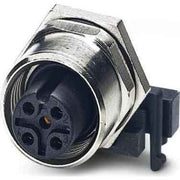 Phoenix Contact - Rundsteckverbinder, feldkonfektionierbar (Industriesteckverbinder) Einbausteckverbinder SACC-DSIV-M #1527870 Sensor-/Aktor-Wandd. − 10 Stück