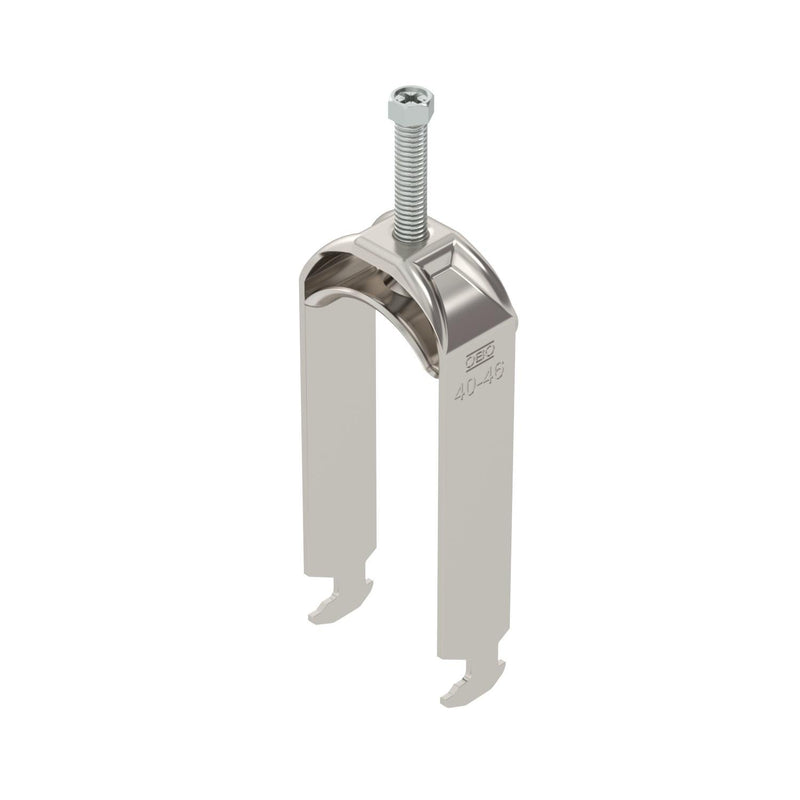 OBO Bettermann - Bügelschelle BS-H2-M-46 A2 2-fach − 25 Stück