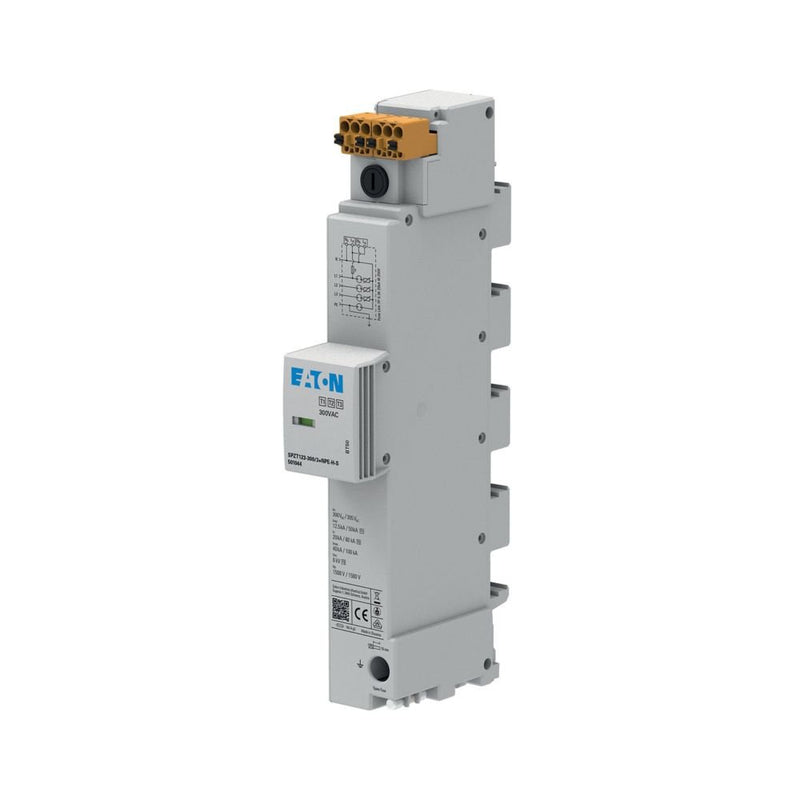 Eaton - Kombi-Ableiter für Energietechnik Überspannungsableiter SPZT123-300/3+NPE-HS f.40mm Sammelschiene