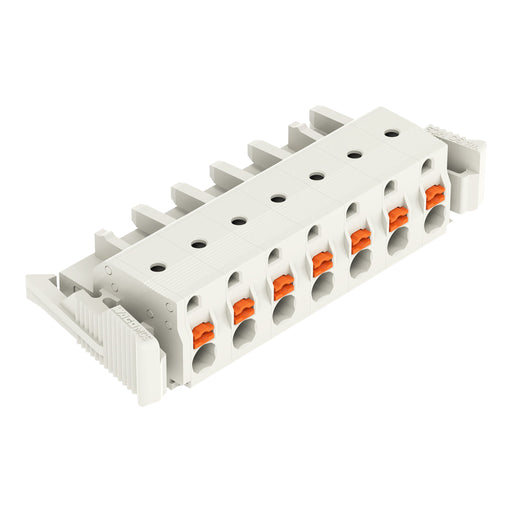 WAGO - Kabelsteckverbinder für Leiterplattensteckverbinder 1-Leiter-Federleiste 2721-207/037-000 Push-inCAGECLAMP,lgr − 25 Stück