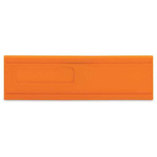WAGO - Abschluss- und Zwischenplatte für Reihenklemme Trennwand 2mm 880-347 überstehend,orange − 25 Stück