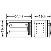 Hensel - Installationskleinverteiler ENYSTAR-Automatengehäuse FP 1108 9 Teilungseinheiten