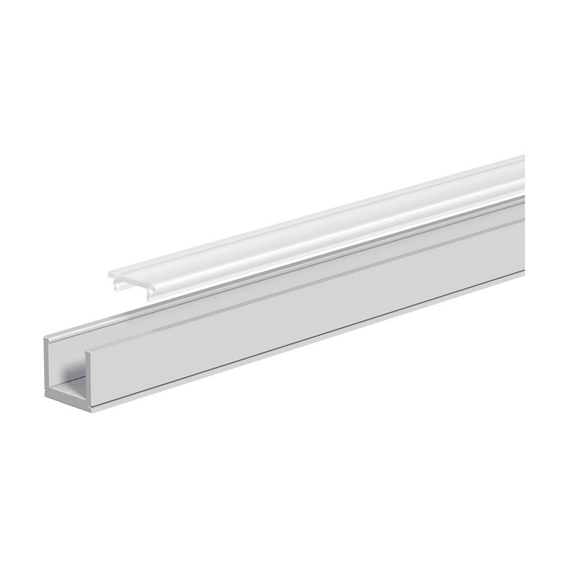 EVN Lichttechnik - Mechanisches Zubehör/Ersatzteile für Leuchten Alu-Profil schmal APFLAT6AM200 200cm U-Profil