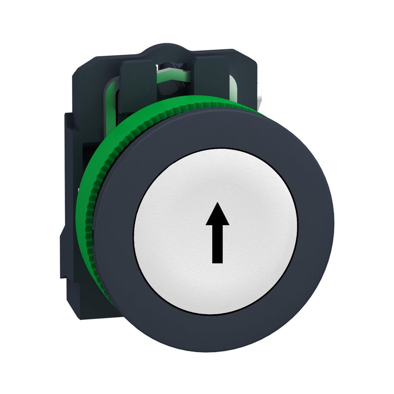 Schneider Electric - Drucktaster, Komplettgerät Drucktaster komplett XB5FA3341 ws, 30mm, 1S, in sw