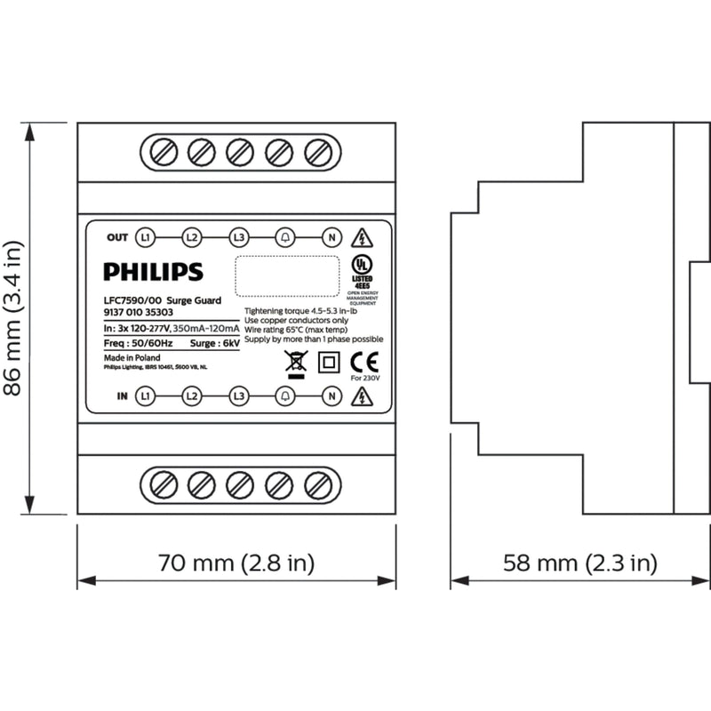 Philips Lighting - Lichtregelsystemkomponente LFC7590/00SurgeGuard