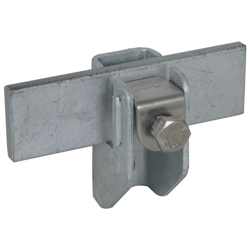 DEHN - Leitungshalter für Blitzschutz Flachband-Rundltg.-Halter FRH116.10WA11B7STTZN St/tZn