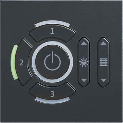 Zumtobel Group - Bussystem-Mehrfach Bediengerät Bediengerät anthr LM-CCB 1/2/3 Li/Be f. Lichtsteuerung