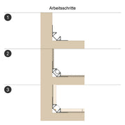 EVN Lichttechnik - Mechanisches Zubehör/Ersatzteile für Leuchten Alu-Profil m. Abdeckung APFL3AM200 opal, 2m