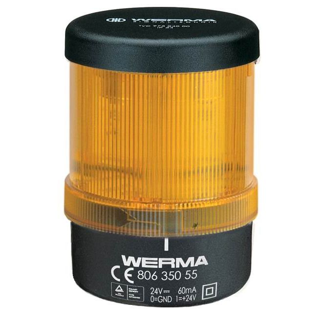 Werma - Überwachbare LED Signalleuchte LED-Leuchte überwachbar 80635055 BWM 24V DC gb
