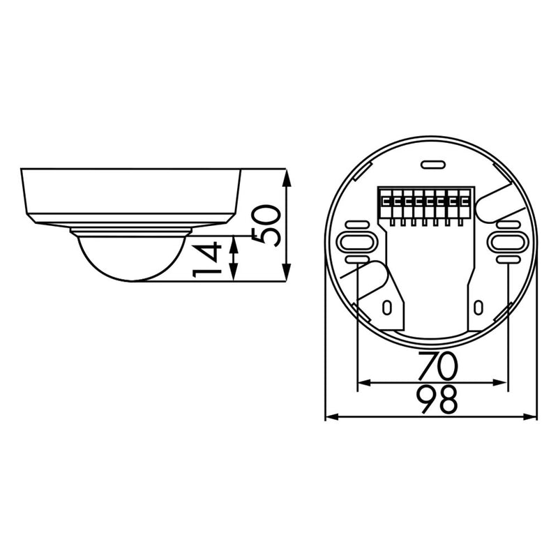 BEG Brück Electronic - Bewegungsmelder/Präsenzmelder komplett Präsenzmelder PD2-M-2C12-48V-3A-AP