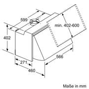 Bosch - Dunstabzugshaube Zwischenbauhaube DEM63AC00 Serie2