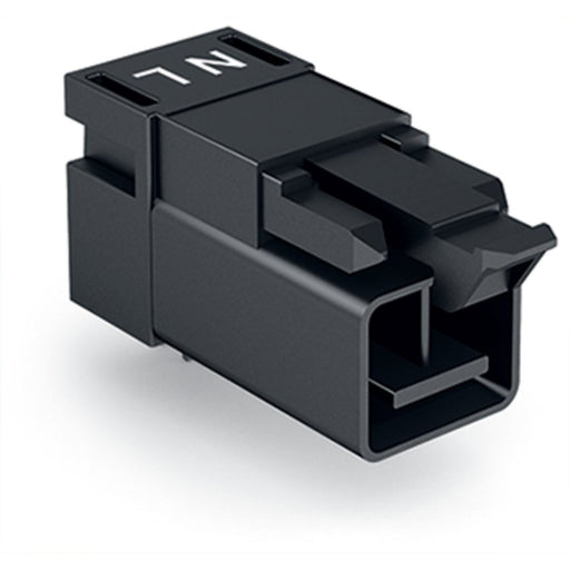 WAGO - Leiterplattensteckverbinder Stecker für Leiterplatten 890-812/011-000 2-polig,schwarz − 100 Stück