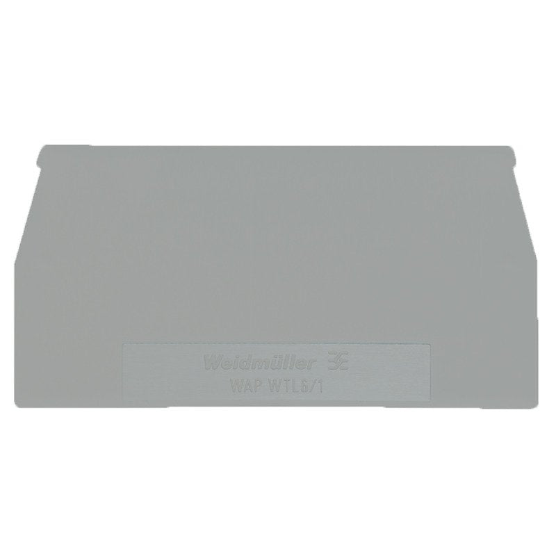 Weidmüller - Abschluss- und Zwischenplatte für Reihenklemme Abschlussplatte WAP WTL6/1 EN VGR 65mmx1.5mm,vgr − 20 Stück