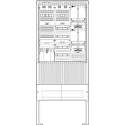 ABN - Zähler-Komplettschrank Zähleranschlusssäule SZ207ZA2502R 2 ZPVert.5R APZ 5pol