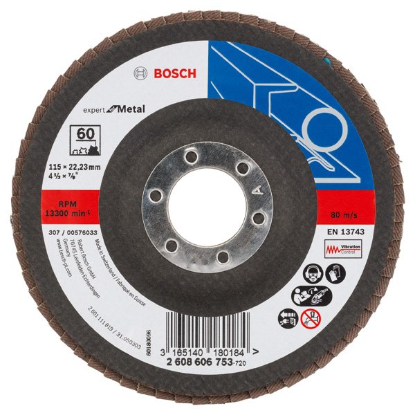 Bosch - Trenn-/Schleifscheibe Fächerschleifscheibe X551 2608606753 Expert for Metal