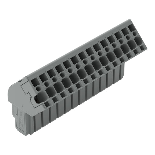 WAGO - Ein- und mehrpolige Klemmenleiste 1-Leiter Federleiste 769-114/022-000 CAGECLAMP,4mm²,gr − 10 Stück