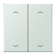Jung - Abdeckung/Bedienelement für Installationsschalterprogramme Wippe mit Pfeilsymbolen LC 102 P 215 ceruleen pale
