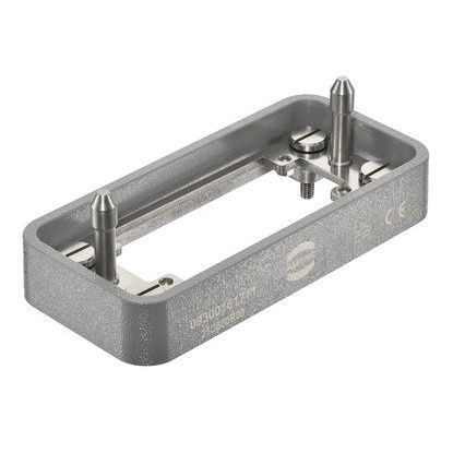 Harting - Modulträgerrahmen für Industriesteckverbinder Andockrahmen, Edelstahl, B 09300161711 augröße: 16 B