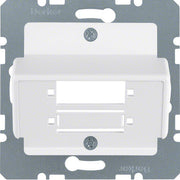 Berker - Einsatz/Abdeckung für Kommunikationstechnik Zentralplatte 14801909 Kupplungen Duplex SC