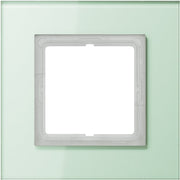 Jung - Abdeckrahmen Rahmen 1-fach mt ws LSP 981 GLAS waage/senkrecht
