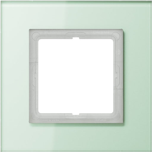Jung - Abdeckrahmen Rahmen 1-fach mt ws LSP 981 GLAS waage/senkrecht