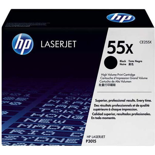 HP - Verbrauchsmaterial für Telefax/Drucker/MFC Lasertoner CE255X sw 12.500Seiten,schwarz