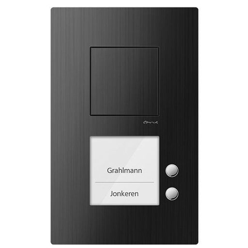 TCS Tür Control - Türstation für Türkommunikation Audio Außenstation sw CAE1002-0156 2Tasten 1reihCAE1002