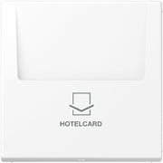 Jung - Abdeckung/Bedienelement für Installationsschalterprogramme Hotelcard-Schalter LS 590 CARD WWM schneeweiß matt