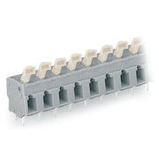 WAGO - Leiterplattenklemme 257-506 Drücker,2,5 mm²,grau − 25 Stück
